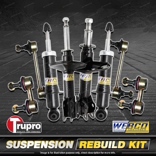 Front + Rear Webco Shock Sway Bar Link Kit for Hyundai Lantra KF 21/31 J1 91-95