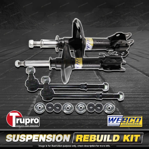 Rear Webco Shock Absorber Trupro Sway Bar Link Kit for Nissan NX B13 Coupe 91-95