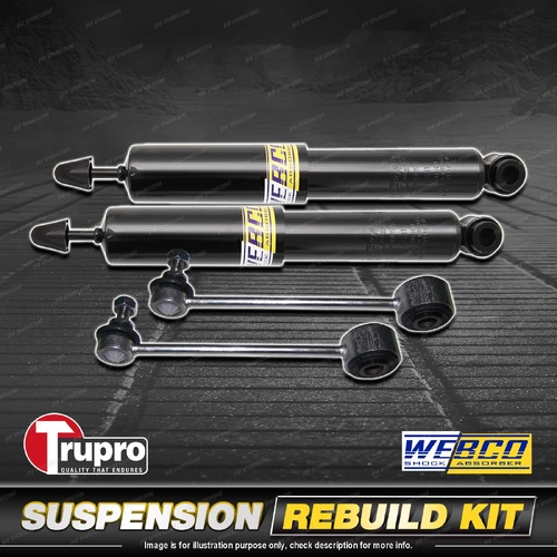 Rear Webco Shock Absorber Trupro Sway Bar Link Kit for Audi A3 Hatchback 97-04