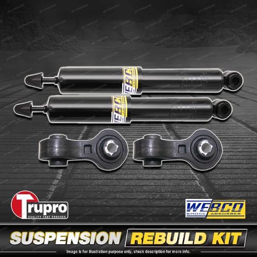 Rear Webco Shock Absorber Trupro Sway Bar Link Kit for Audi A5 8T Coupe 09/07-On