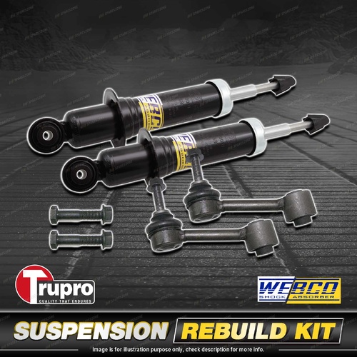 Rear Webco Shock Absorber Trupro Sway Bar Link Kit for Audi TT 8T 05/99-06/06