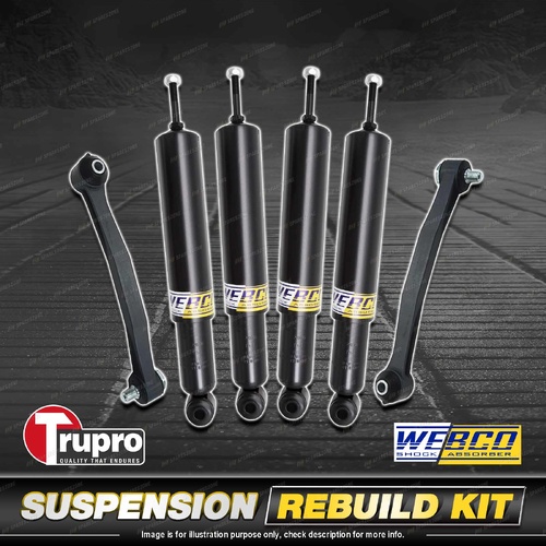 Front Rear Webco Shock Absorber Sway Bar Link Kit for Mercedes Benz C-Class W202