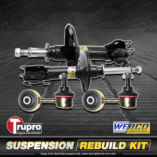 Front Webco Shock Sway Bar Link Kit for BMW 3 Series E36 316i 318Ti 320 323 325