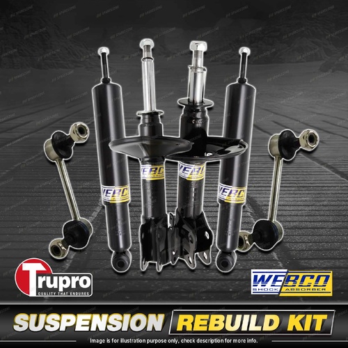 Front+Rear Webco Shock Sway Bar Link Kit for Mercedes Benz Vito 639 109 115 119