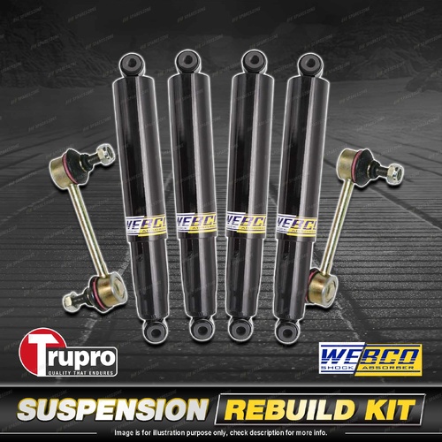 Front + Rear Webco Shock Sway Bar Link for Toyota Hiace KDH TRH 200 220 221 223