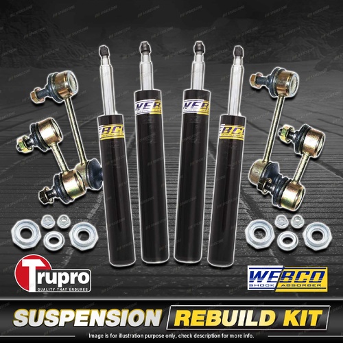 Front + Rear Webco Shock Absorber Sway Bar Link for Toyota Camry SV20 SV21 SV22