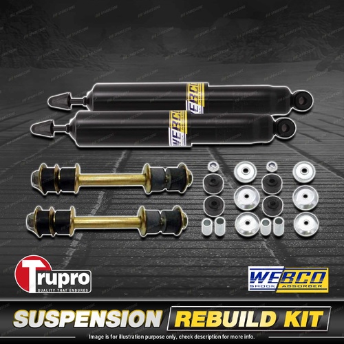 Front Webco Shock Absorber Trupro Sway Bar Link Kit for Toyota Hilux LN106 RN105