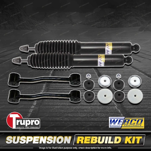 Front Webco Shock Absorber Sway Bar Link Kit for Jeep Grand Cherokee WJ 99-00