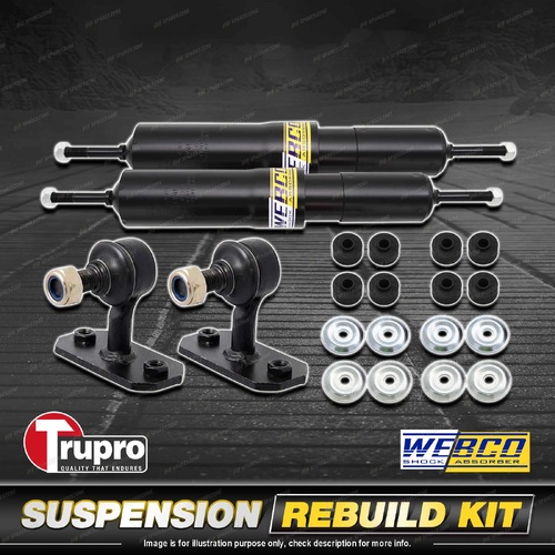 Front Webco Shock Sway Bar Link Kit for Toyota Landcruiser FZJ HZJ VDJ 78 79