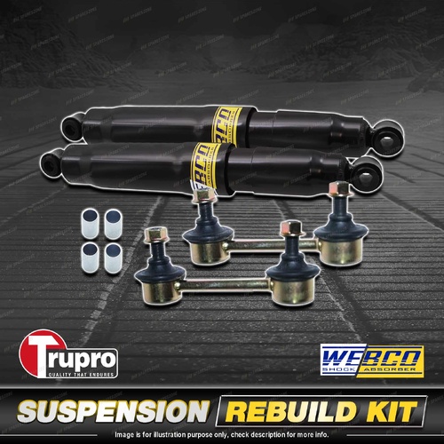 Rear Webco Shock Absorber Sway Bar Link Kit for Holden Rodeo RA R7 R9 98-08