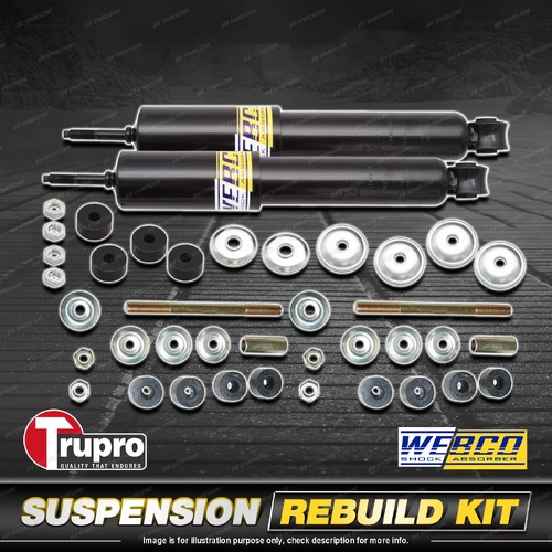 Front Webco Shock Absorber Trupro Sway Bar Link Kit for Nissan Navara D21 D22