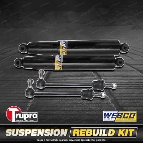 Front Webco Shock Absorber Sway Bar Link Kit for Land Rover Discovery 1999-2002