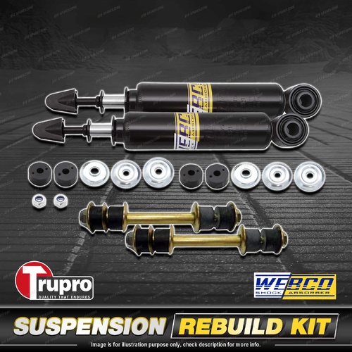 Front Webco Shock Sway Bar Link Kit for Toyota Hilux LN 107 111 167 172 RZN169