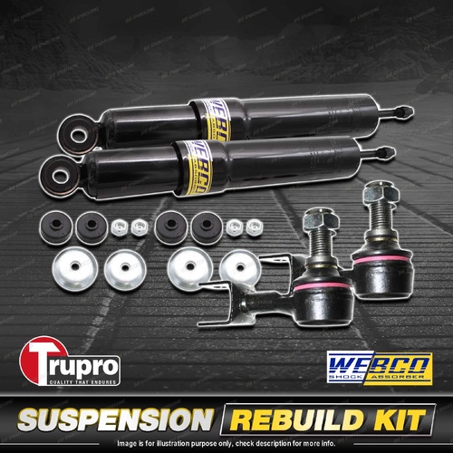 Rear Webco Shock Absorber Trupro Sway Bar Link Kit for Toyota Landcruiser 80 Ser