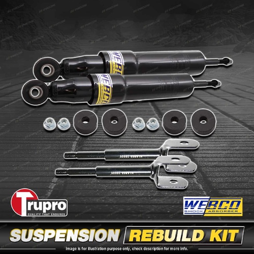 Rear Webco Shock Absorber Trupro Sway Bar Link Kit for Toyota Landcruiser 100