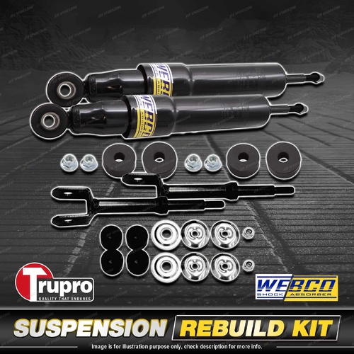 Rear Webco Shock Absorber Trupro Sway Bar Link Kit for Toyota Landcruiser 200