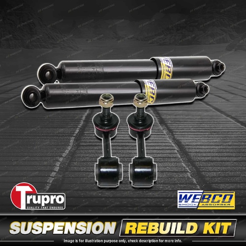 Rear Webco Shock Absorber Trupro Sway Bar Link Kit for Mazda 6 GY GG 10/02-12/07