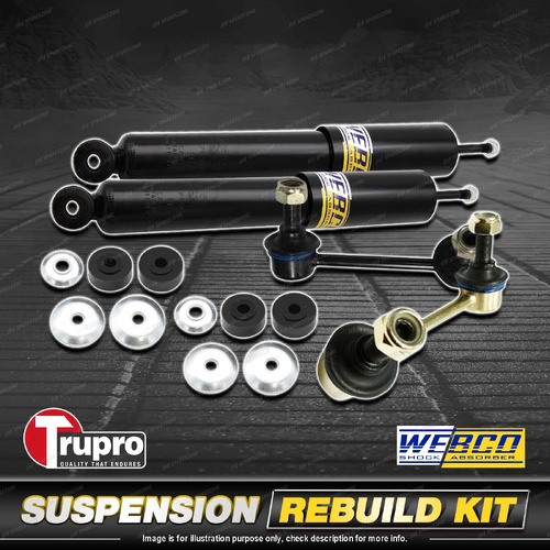 Rear Webco Shock Absorber Sway Bar Link Kit for Mitsubishi Pajero NM NP NS 99-08