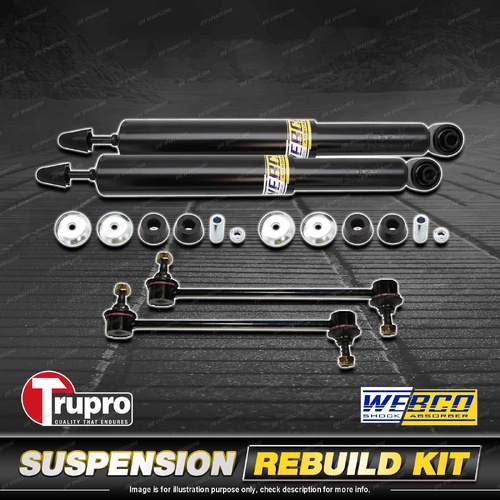 Front Webco Shock Absorber Sway Bar Link Kit for Ford Courier PC PD PE PG GH