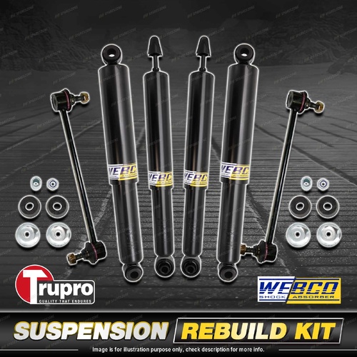 Front + Rear Webco Shock Sway Bar Link Kit for Ford Courier PC PD PE PG PH 2WD