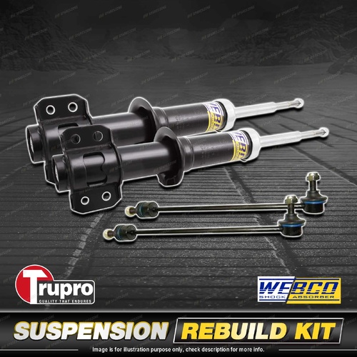 Front Webco Shock Absorber Sway Bar Link Kit for Ford Territory SX SY AWD 04-07
