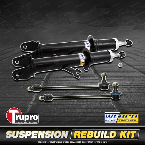 Front Webco Shock Absorber Sway Bar Link Kit for Ford Territory SX SY 2WD 04-07