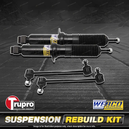 Front Webco Shock Absorber Trupro Sway Bar Link Kit for Mazda BT-50 UP 11-14