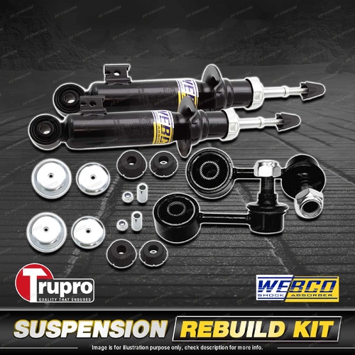 Front Webco Shock Absorber Sway Bar Link Kit for Mitsubishi Pajero Sport 15-On
