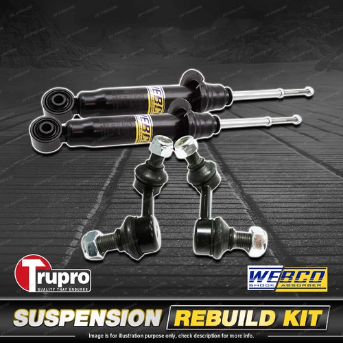 Front Webco Shock Absorber Sway Bar Link Kit for Mitsubishi Pajero NS 06-09