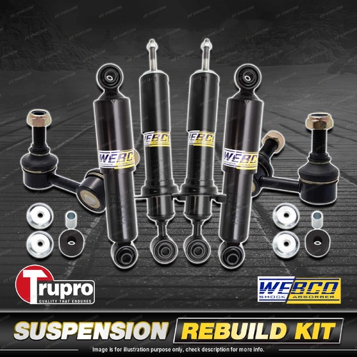 Front + Rear Webco Shock Absorber Sway Bar Link for Nissan Pathfinder R51 05-13