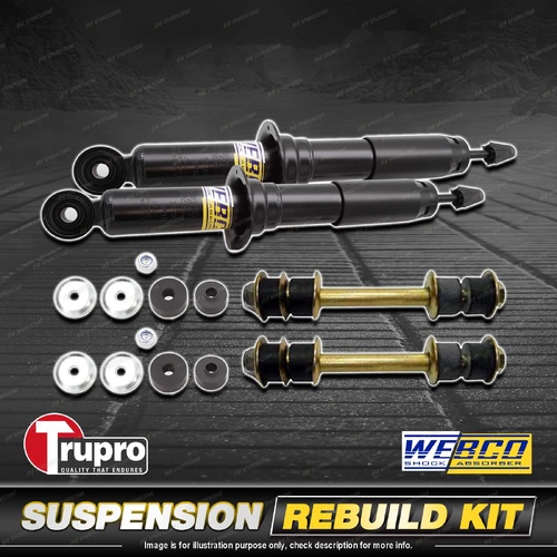 Front Webco Shock Absorber Sway Bar Link Kit for Toyota Hilux Surf LN KZN 185