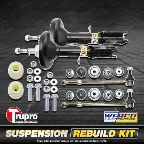 Front Webco Shock Absorber Sway Bar Link Kit for Holden Commodore VY VX VU 00-04