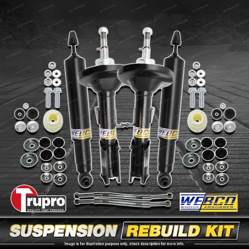 Front + Rear Webco Shock Sway Bar Link Kit for Holden Commodore VR VS with IRS