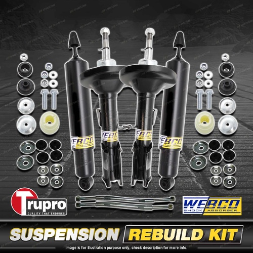 Front + Rear Webco Shock Sway Bar Link for Holden Commodore VR VS beam rear axle