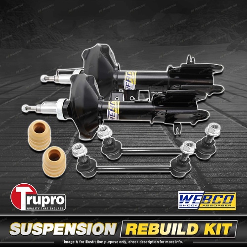 Front Webco Shock Absorber Sway Bar Link Kit for Nissan Pathfinder R50 01-05