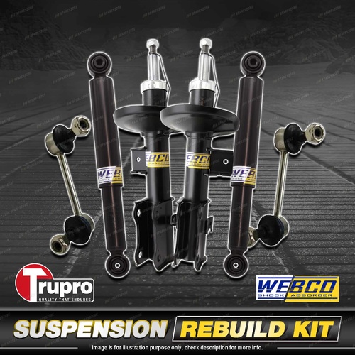 Front + Rear Webco Shock Sway Bar Link Kit for Suzuki Vitara Grand Vitara JB JT