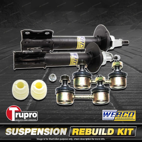 Front Webco Shock Absorber Sway Bar Link Kit for Holden Apollo JM JP 92-96