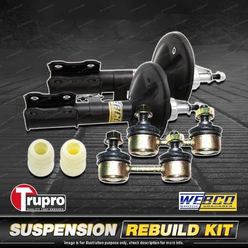 Front Webco Shock Absorber Sway Bar Link Kit for Toyota Camry SXV10 Vienta 95-97