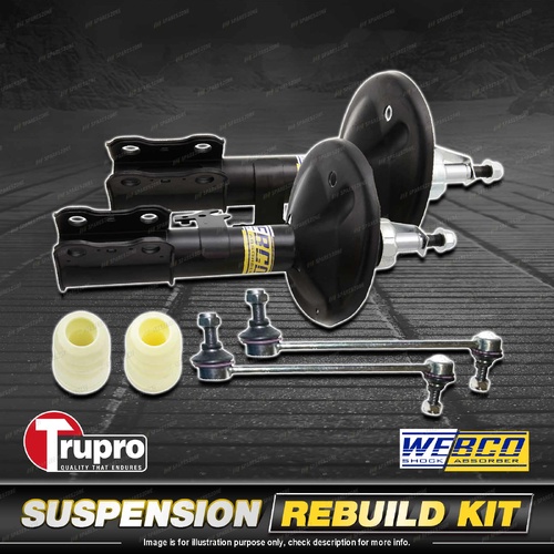 Front Webco Shock Absorber Trupro Sway Bar Link Kit for Lexus ES300 VXV10 VCV11