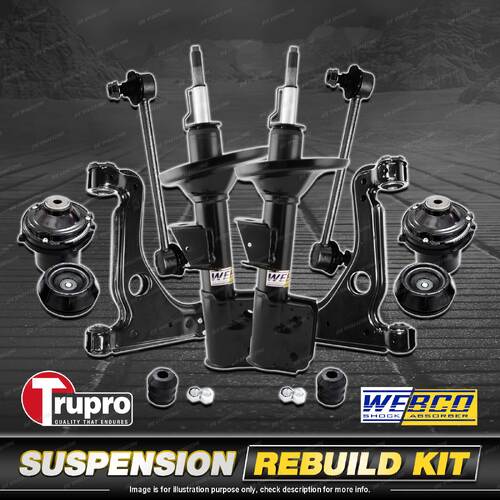Front Strut Shock Mount Control Arm Sway Bar Link Kit for Holden Zafira TT 01-06