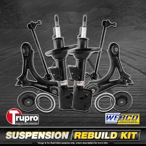 Front Shock Mount Control Arm Sway Bar Link Kit for Ford Mondeo HC 1996-1998