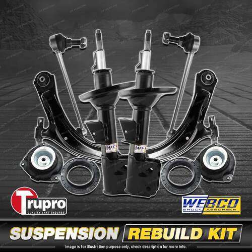 Front Shock Mount Control Arm Sway Bar Link Kit for Nissan X-Trail T31 07-12