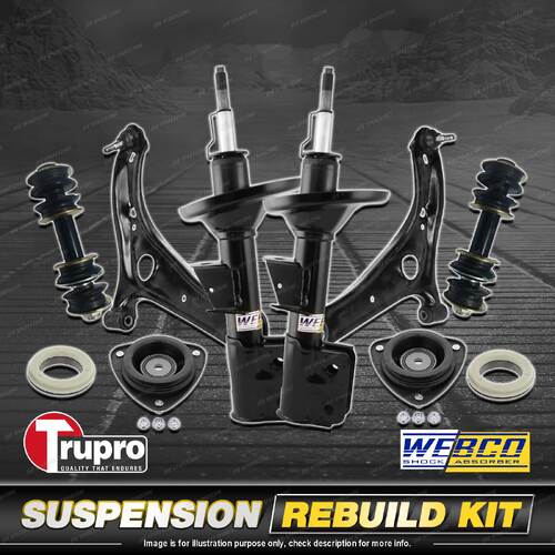 Front Shock Mount Control Arm Sway Bar Link Kit for Toyota Echo NCP10 NCP 12 13