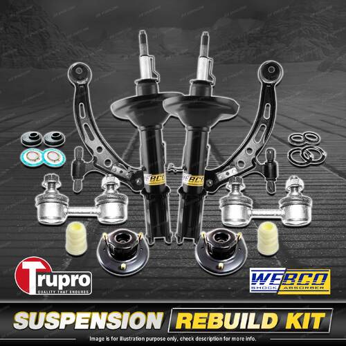 Front Shock Mount Control Arm Sway Bar Link Kit for Toyota Camry SDV VDV10 93-95