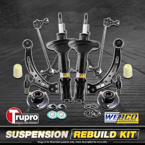 Front Shock Mount Control Arm Sway Bar Link Kit for Toyota Vienta VCV10 93-97
