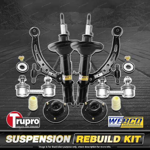 Front Shock Mount Control Arm Sway Bar Link Kit for Toyota Camry SXV10 1996-1997