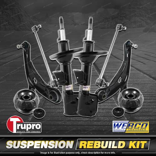 Front Shock Mount Control Arm Sway Bar Link Kit for Toyota Yaris NCP90 NCP 91 93