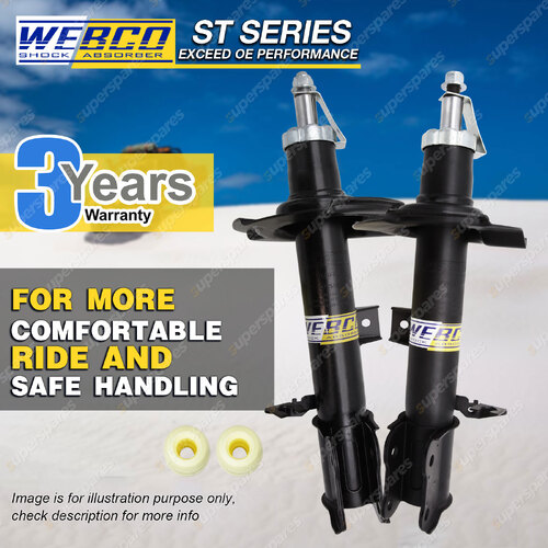 Front Webco Pro Strut Shock Absorbers for FORD ESCAPE BA ZA 4WD S/Wagon 01-04