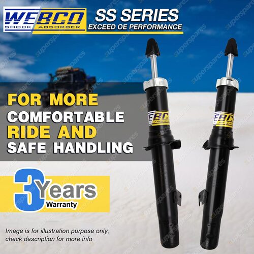 Front Webco Pro Shock Absorbers for MAZDA 6 GY GG 2.3 Sedan Hatch Wagon excl MPS