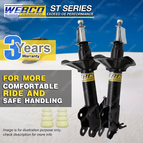 Front Webco Pro Shock Absorbers for NISSAN PULSAR N15 Sedan Hatch NO ABS